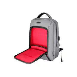 Urban Factory Mixee Edition Backpack 15.6" Grey - Sac à dos pour ordinateur portable - 15.6" - gris, noir (MCE15UF)_2